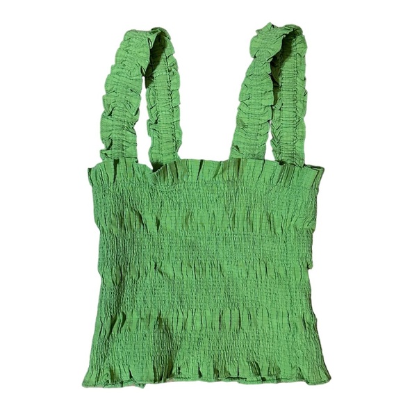 Astr Tops - ASTR The Label Green Crop Tank Size XS